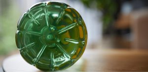 Green bottle pet