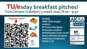 TU/esday breakfast pitches 3 maart 2020